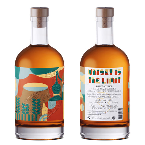 Rozelieures 3 ans en barrique de vin naturel de Jurançon.